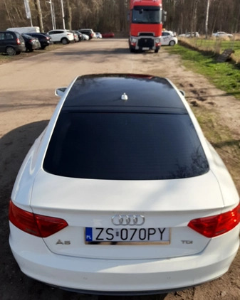 Audi A5 cena 56000 przebieg: 283000, rok produkcji 2012 z Szczecin małe 191